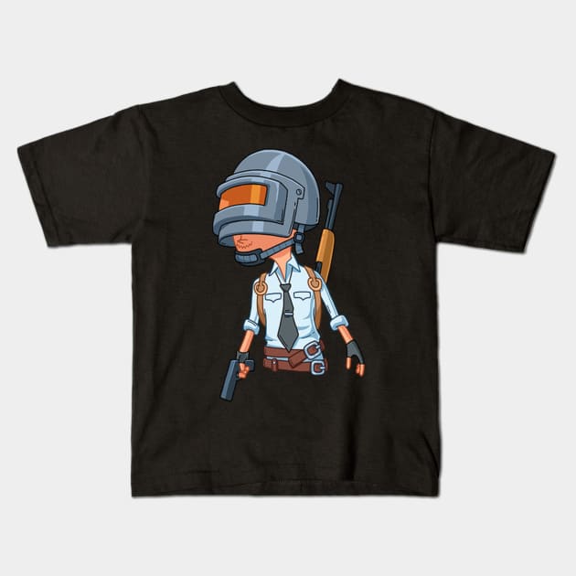 Pubg Army Kids T-Shirt by attire zone